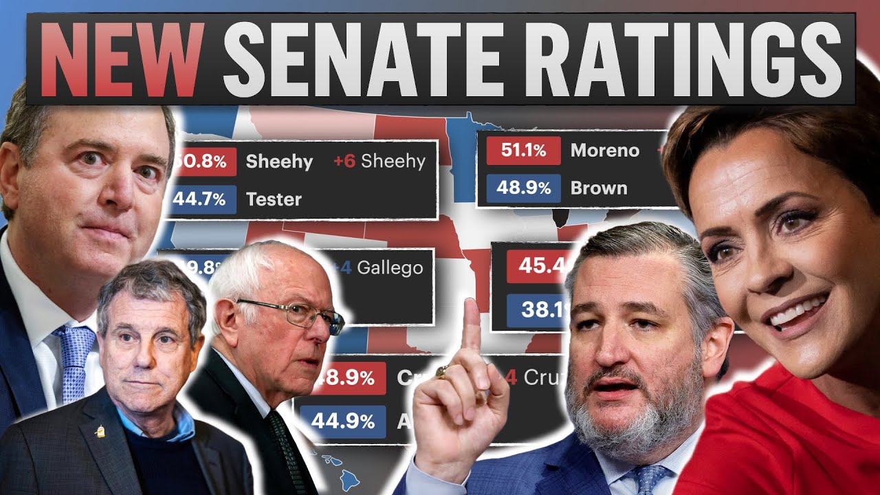 My Latest 2024 US Senate Predictions for Every Race! (COMPLETE MAP)