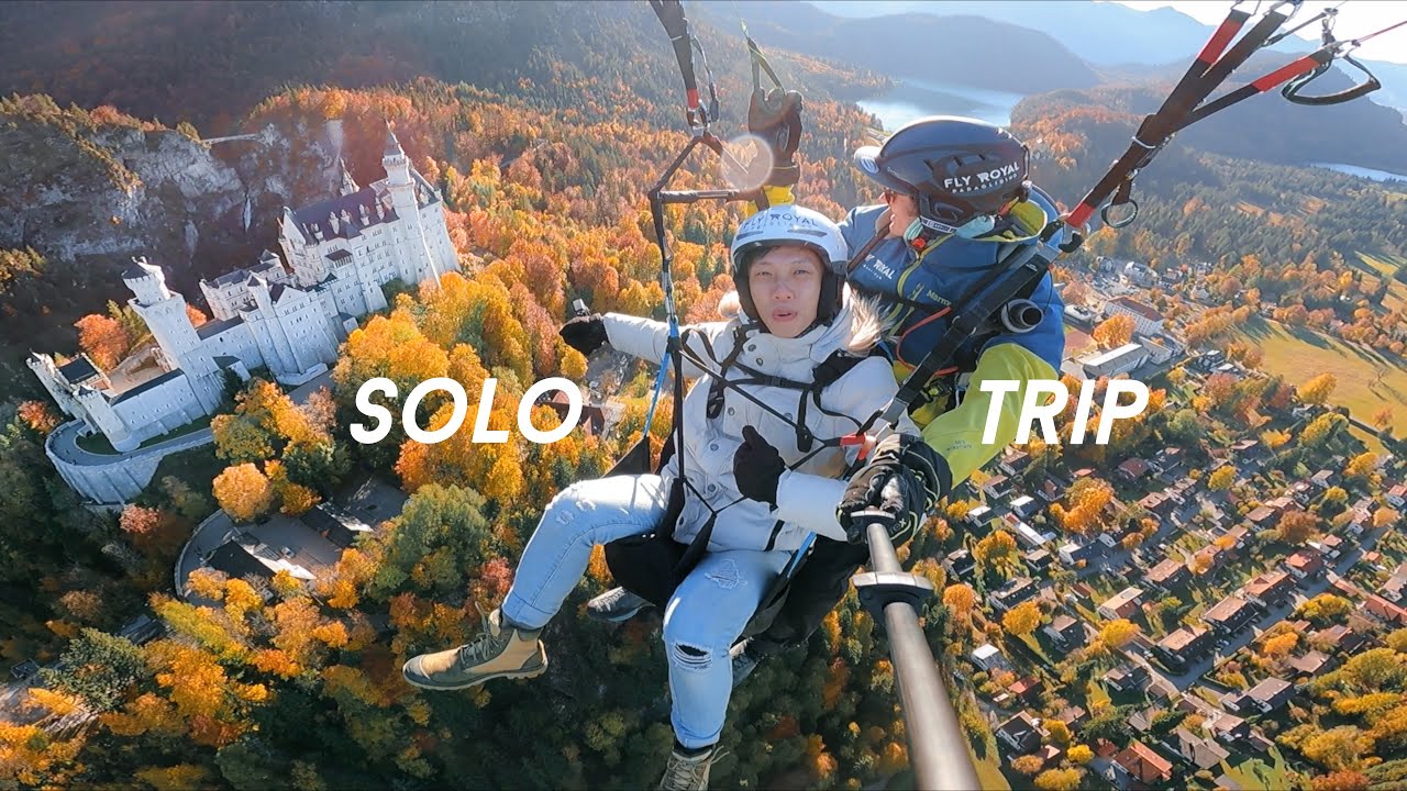 I flew over the Disney Castle in Germany