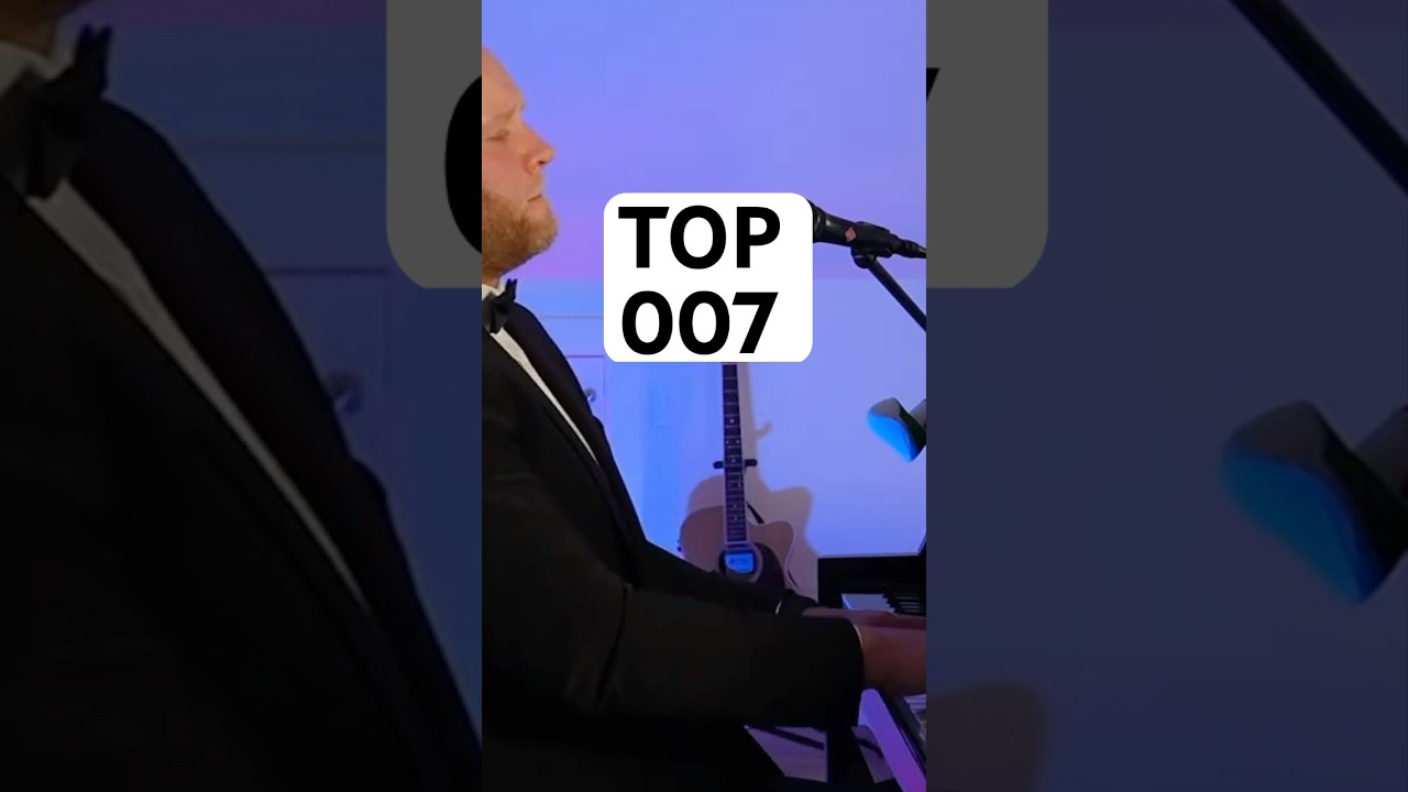 My TOP 7 James Bond Theme Songs Played on Piano