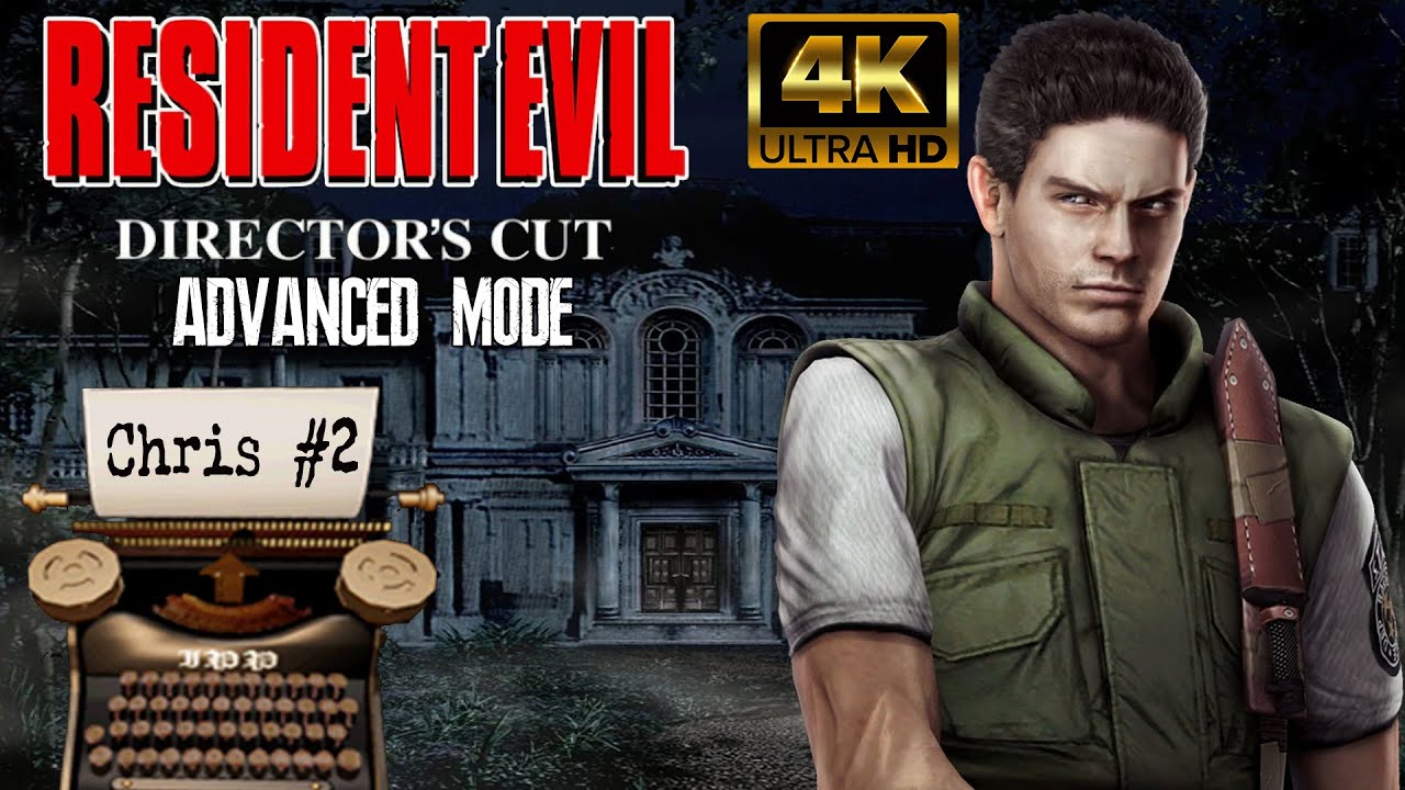 Resident Evil Director's Cut Advanced Mode (DuckStation 4K) Chris#3
