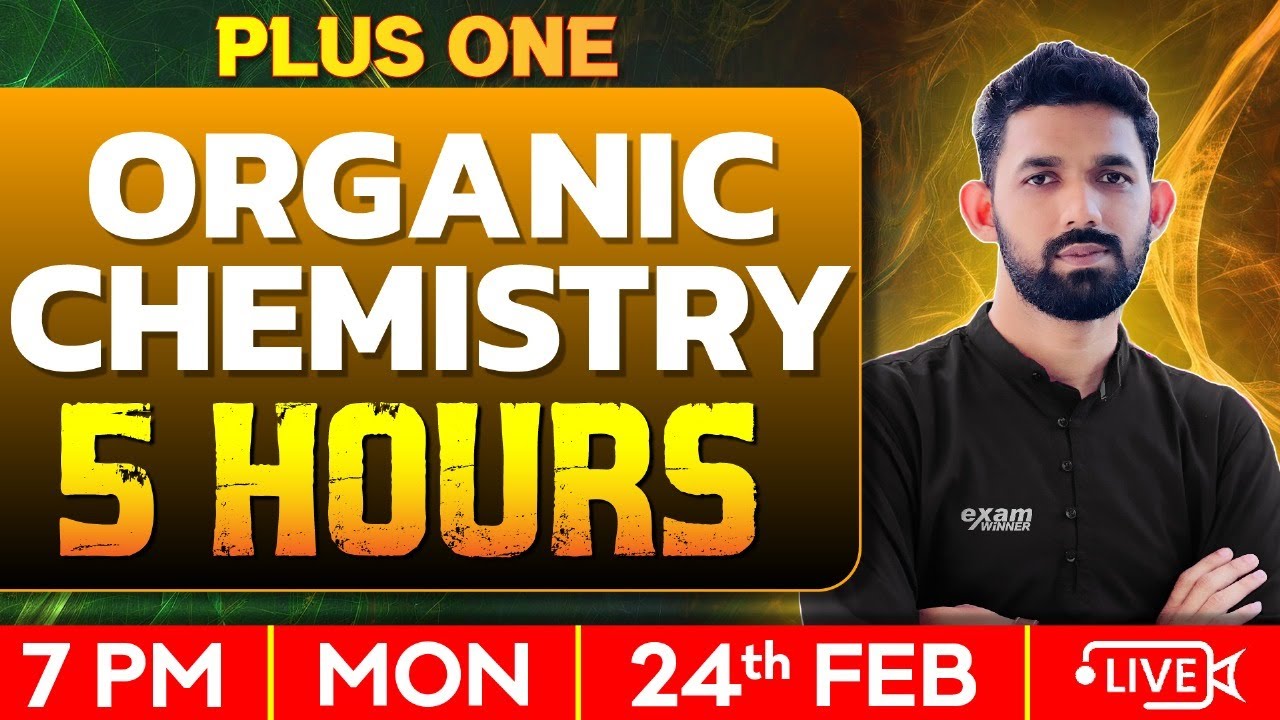 Plus One Chemistry Public Exam | Complete Organic Chemistry Revision | Exam Winner Plus One