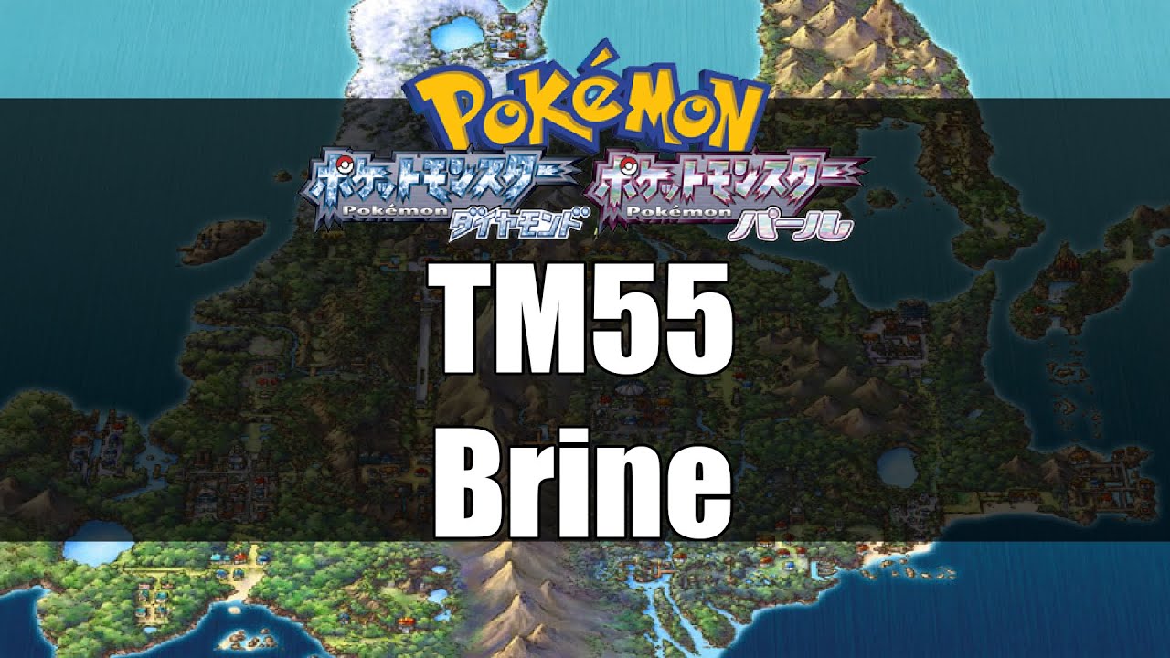 Pokemon Diamond & Pearl - Where to get TM55 Brine
