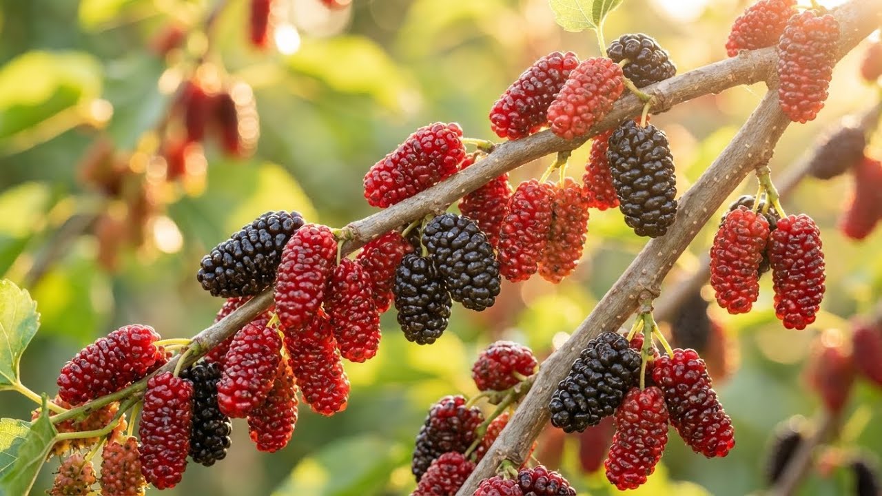 GIANT Mulberries Harvest: You Won't BELIEVE Your Eyes!