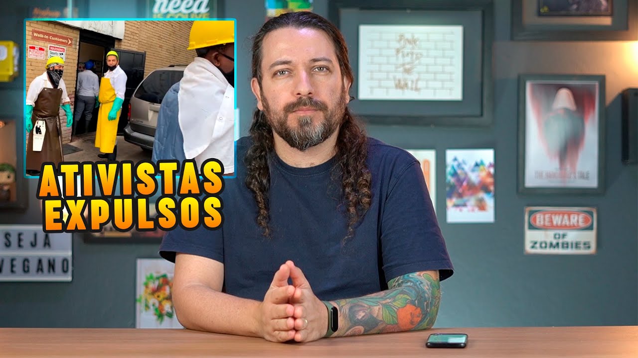 Veganos são expulsos de frigorífico que convida clientes para entrar e escolher animal que vão levar