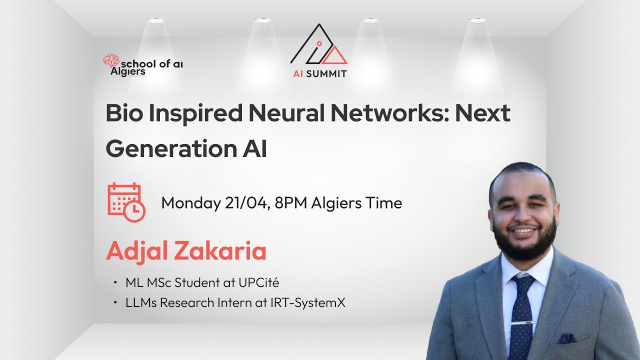 Bio Inspired Neural Networks: Next Generation AI | Mehdi Zakaria Adjal | AI Summit 2025