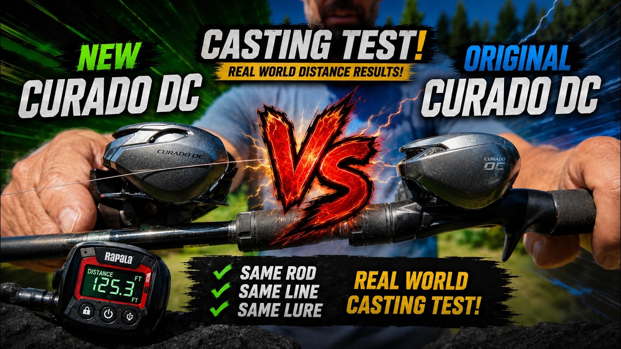 НОВАЯ Shimano Curado DC 150 против оригинальной Curado DC: РЕАЛЬНЫЙ тест заброса и результаты дал...