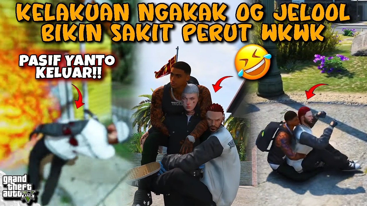KELAKUAN NGAKAK JELOOL BIKIN NGAKAK SAKIT PERUT WKWK😂!! FUNNY MOMENTS!! || GTA V ROLEPLAY