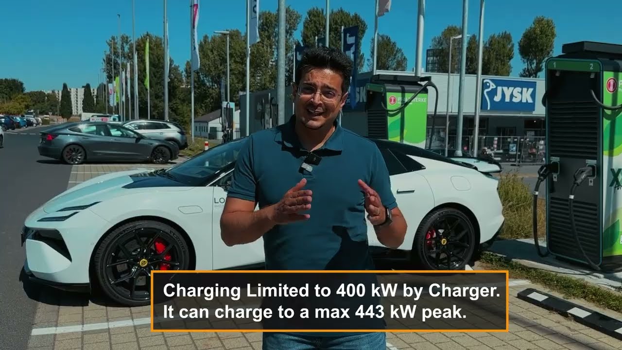 Lotus Emeya 400 kW Charging Test (8-80%):  Alpitronic HYC 400 Tech Breakdown - Pfalzwerke!