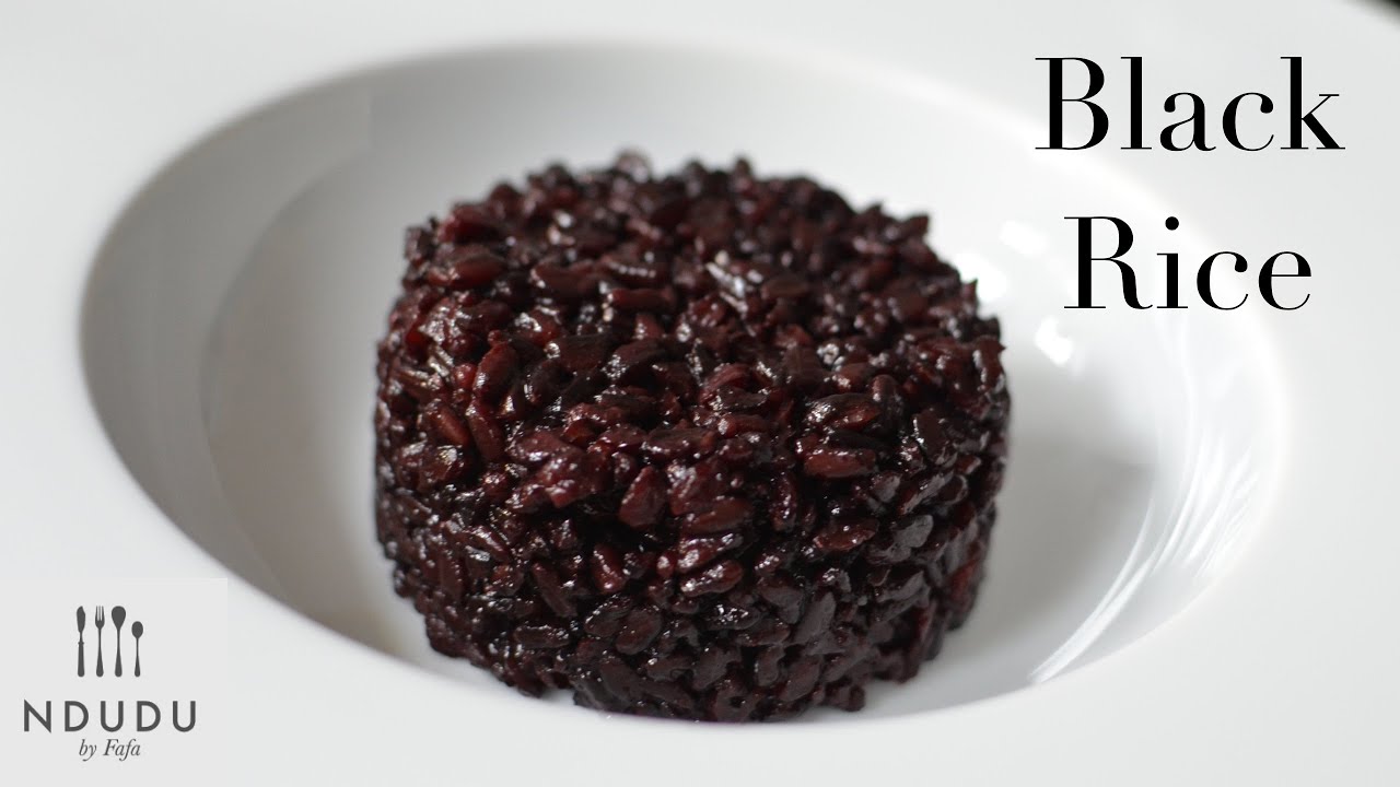 How to cook BLACK VENUS RICE (THE FORBIDDEN 🚫 RICE) / Ndudu by Fafa