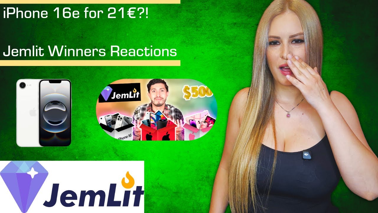 Jemlit Winner Reactions #2 - Viktor gets an iPhone 16e for 21&euro;!