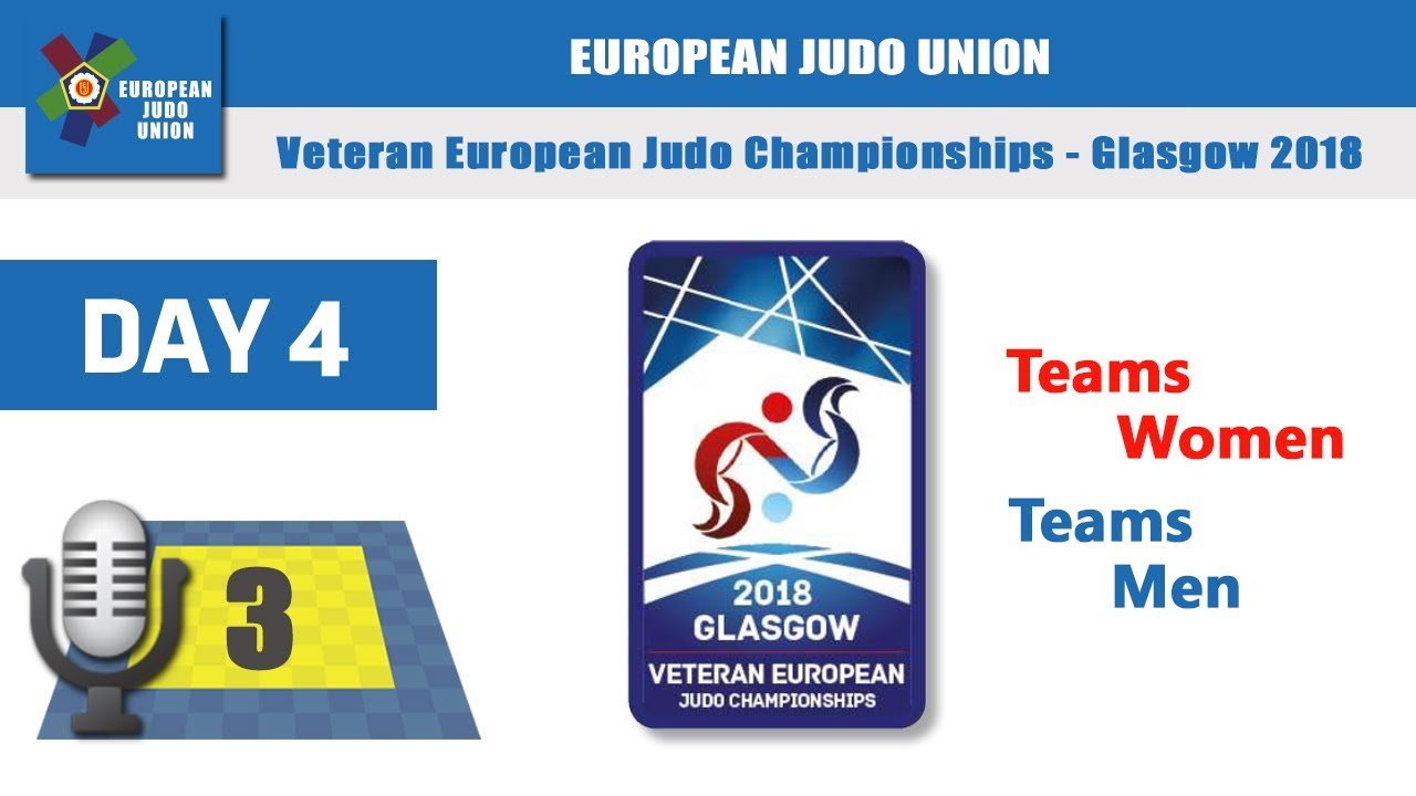 Veteran European Judo Championships - Glasgow 2018 - Teams (commented)