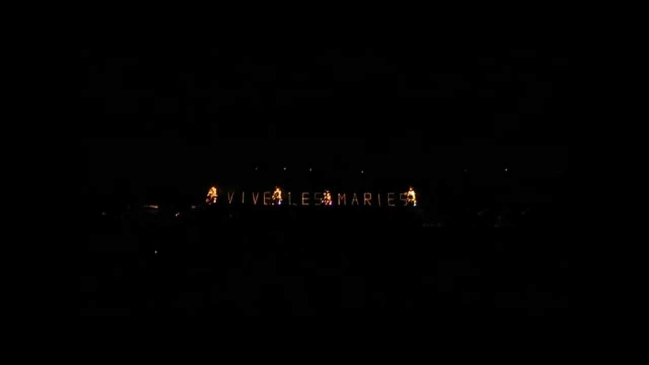 Mariage. Arti-Show feux d'artifice. Lettre de lumi&egrave;re mariage - vive les mari&eacute;s. Julien Chenu