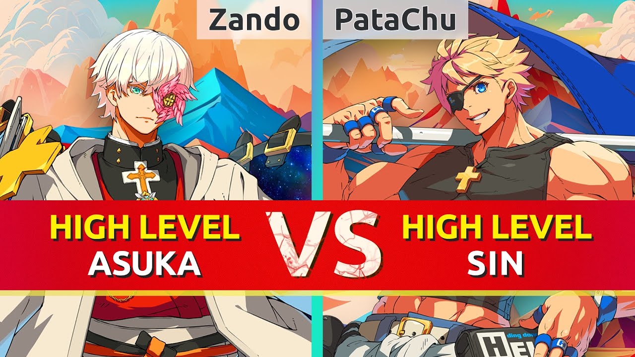 GGST ▰ Zando (Asuka) vs PataChu (Sin). High Level Gameplay