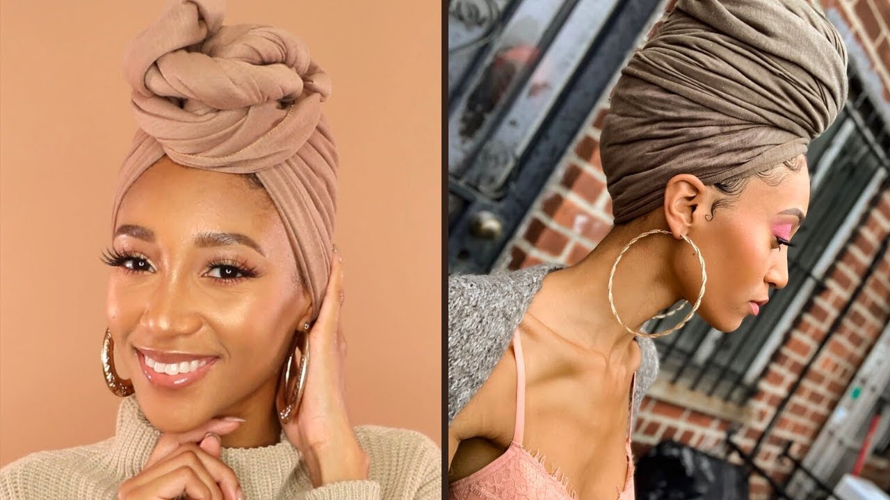 10 WAYS TO TIE MY HEAD WRAPS SCARF / TURBANS (Short Natural Hair & TWA Friendly)