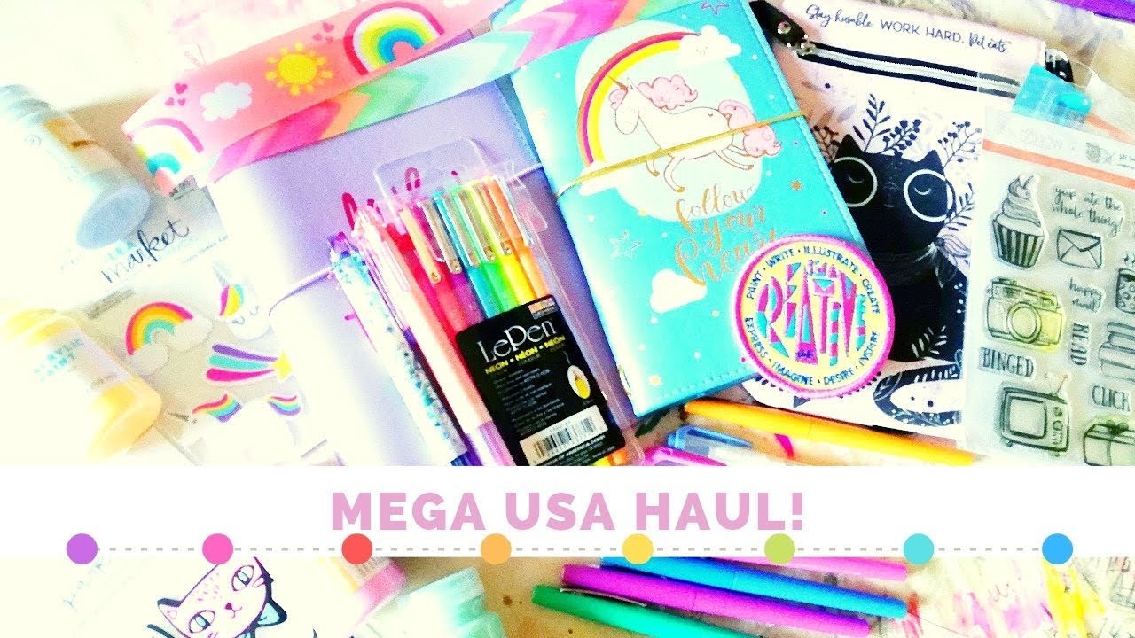 Mega USA Haul & My New Stamps!! Disney, Target, Michael's, Joann & More!