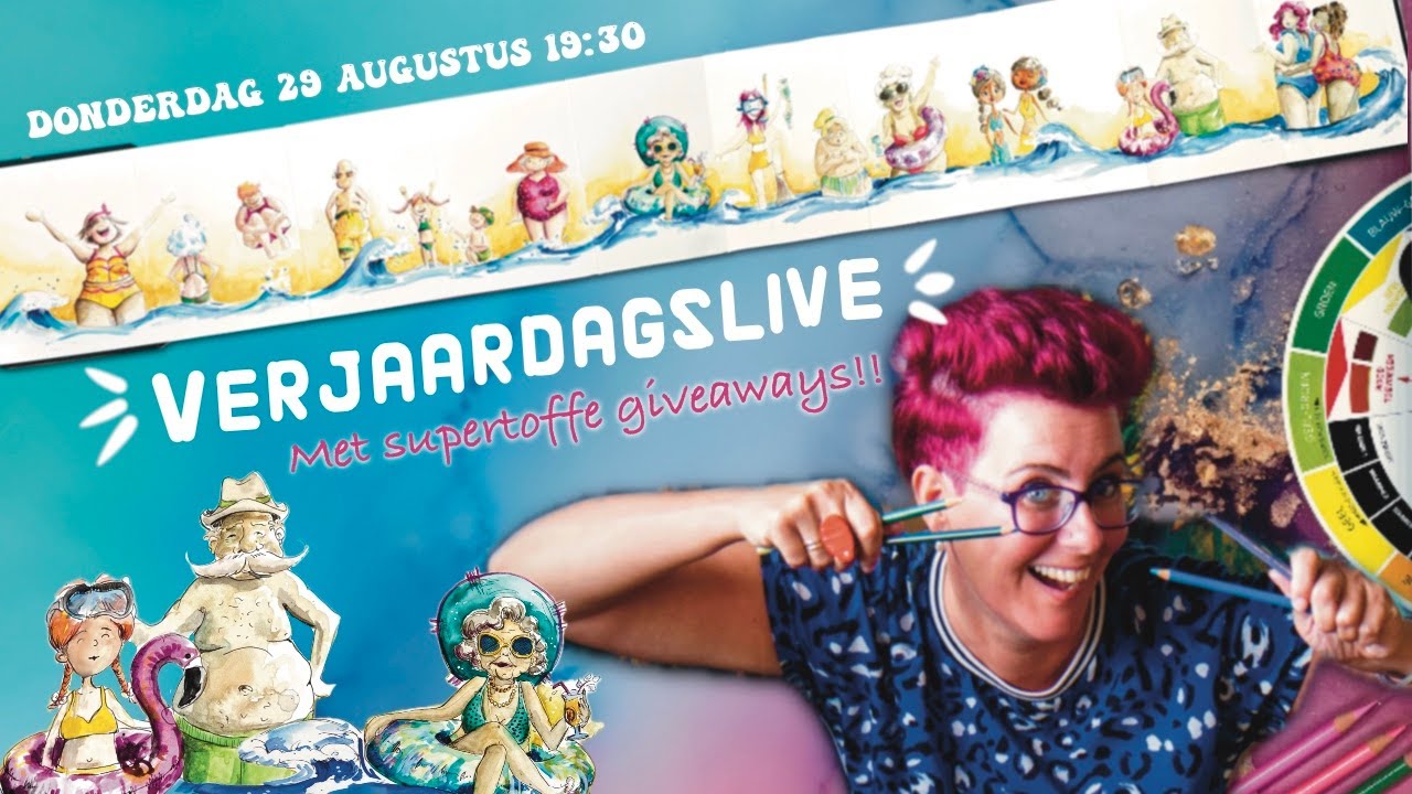 Verjaardags live workshop met giveaways!  29-08 19:30