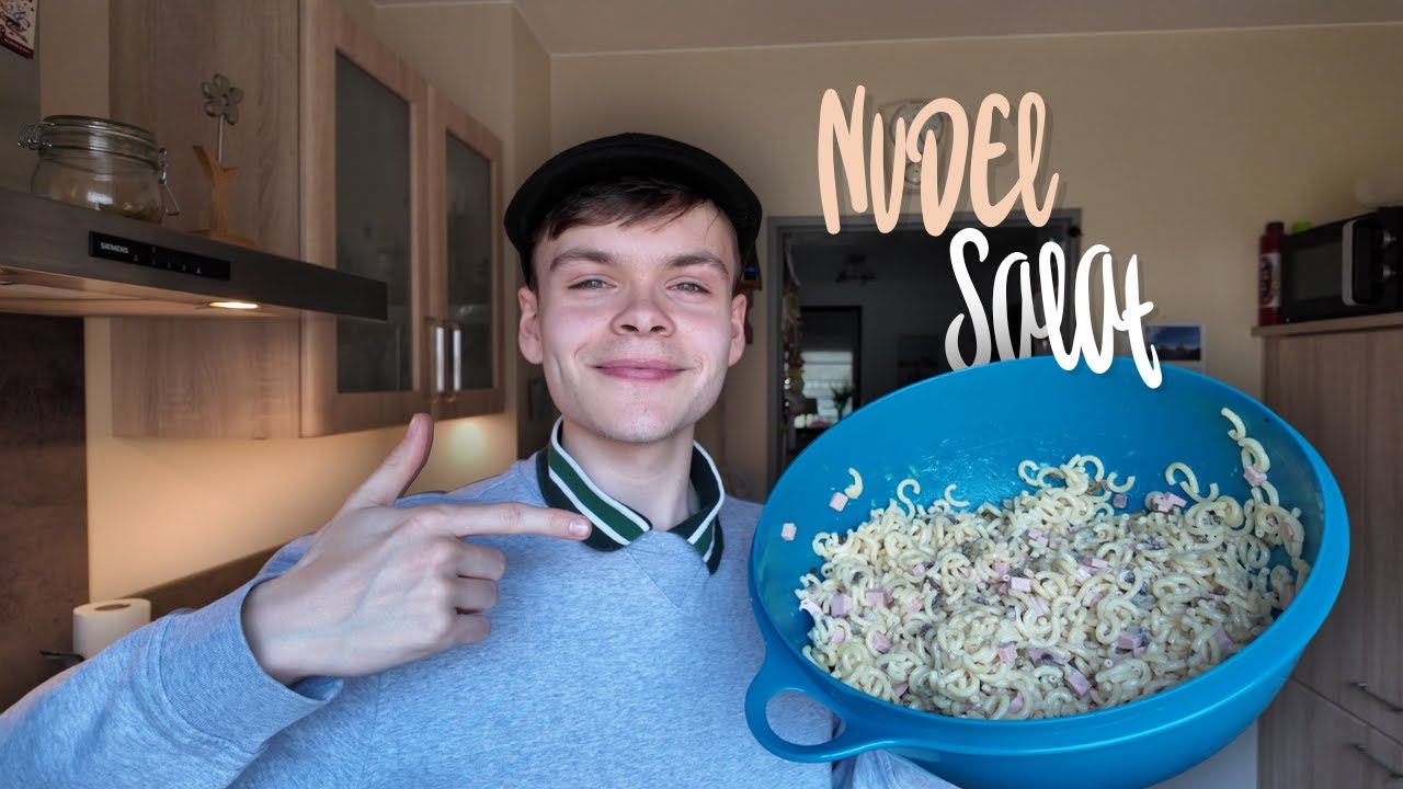 Nudelsalat nach Uromas Art 🥗: Mit selbstgemachter Mayo & herzhaften Zutaten!