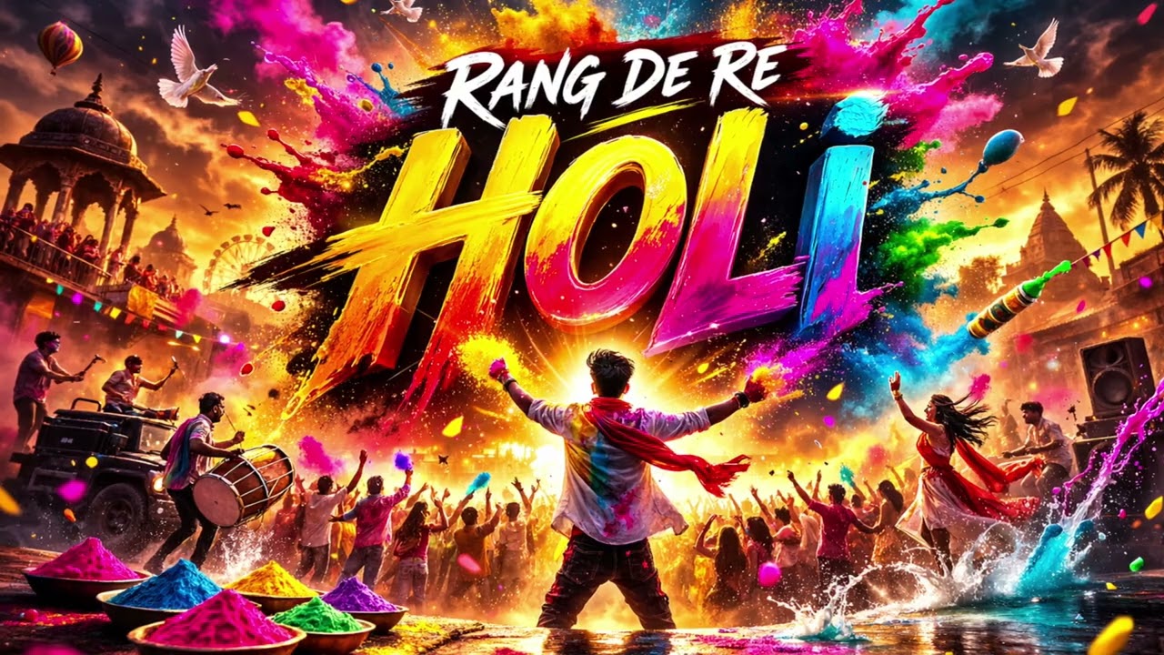 Rang De Re Holi | Holi Festival Song | Hindi Party Song 2026