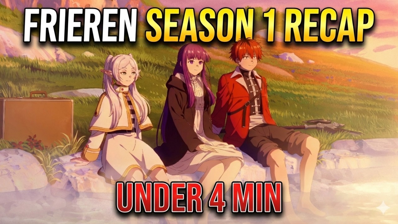 Frieren Season 1 in 4 mins | Recap