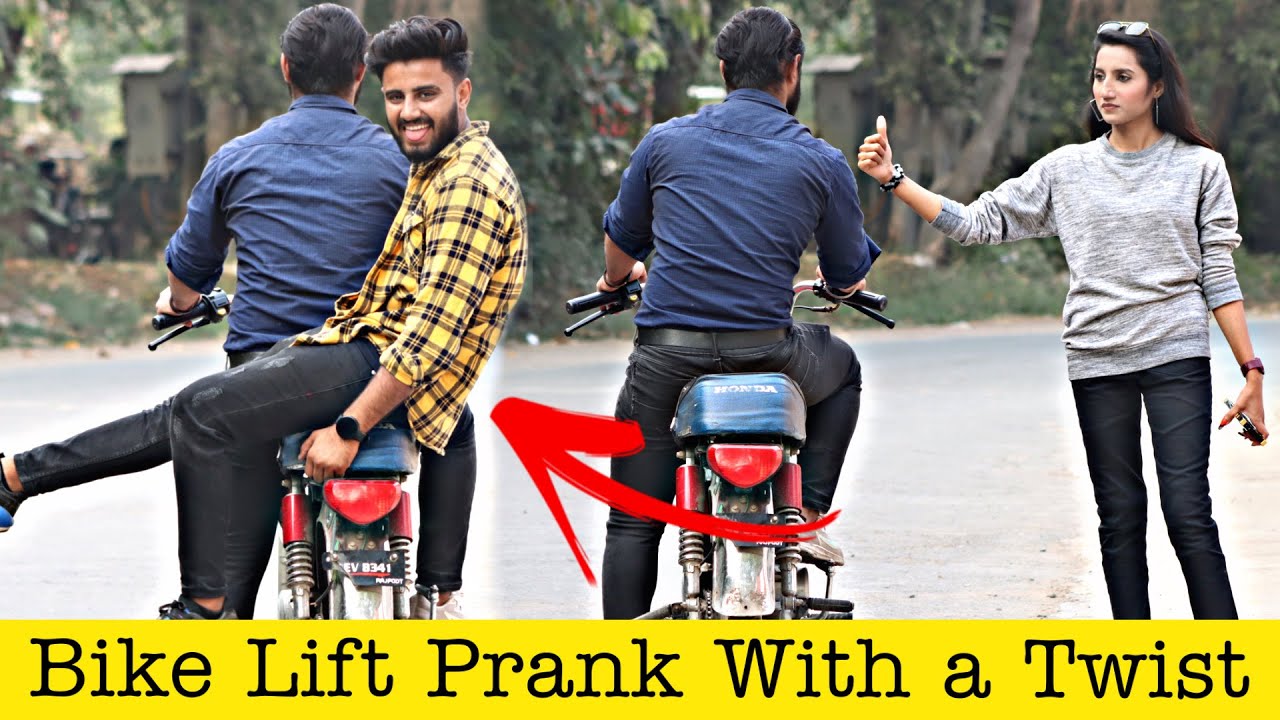 Bike Lift Prank With a Twist @ThatWasCrazy
