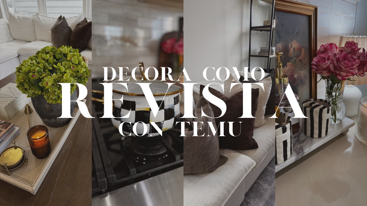 NUEVA DECORACIÓN | IDEAS PARA DECORAR TU HOGAR ELEGANTE | HAUL DE TEMU | DECORACIÓN DE MI SALA