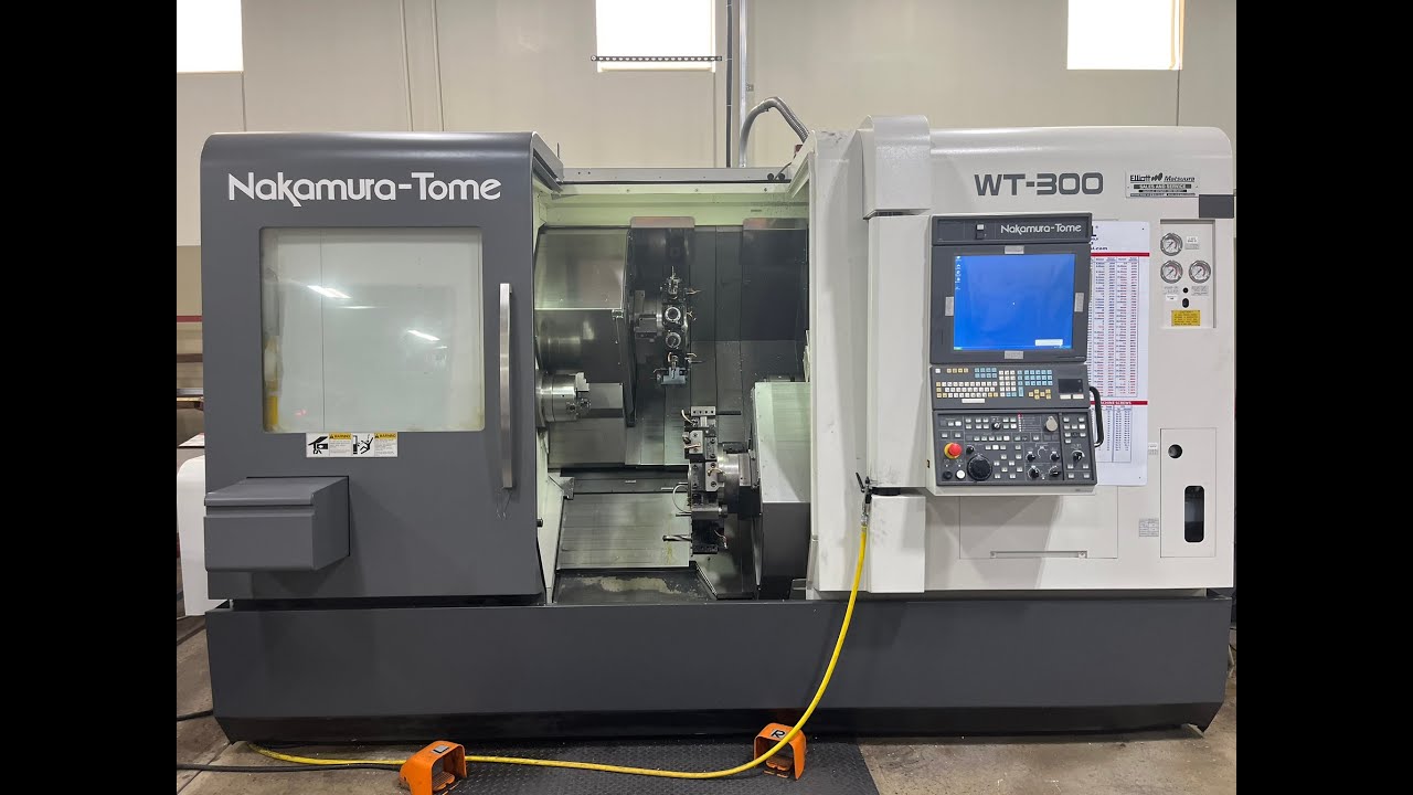Nakamura WT300 Live Tool Twin Spindle Twin Turret (2012) From AssetExchange