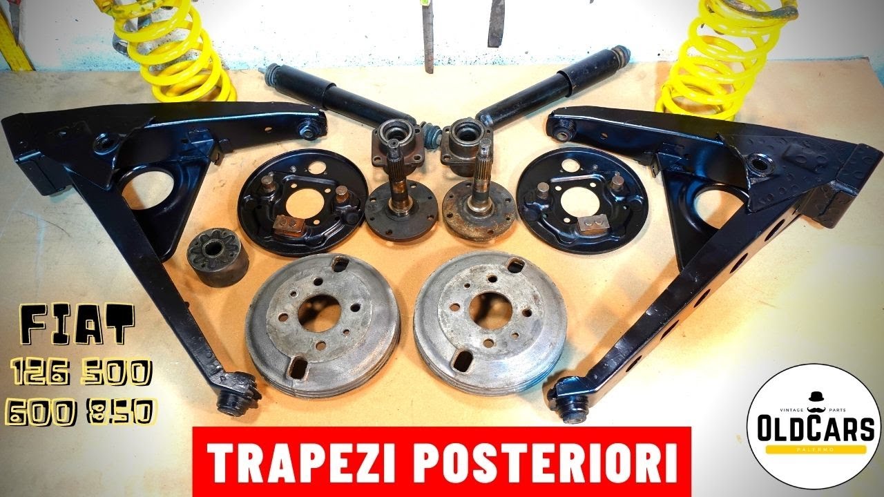 Restauro Trapezi Posteriori Fiat 600 126 500 850 Epoca