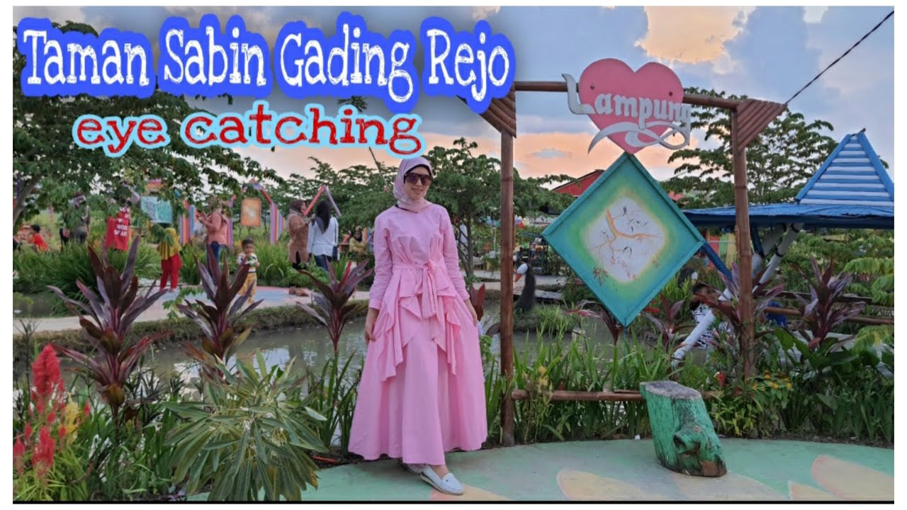 Wisata TAMAN SABIN - Gading Rejo pringsewu Lampung - review lengkap