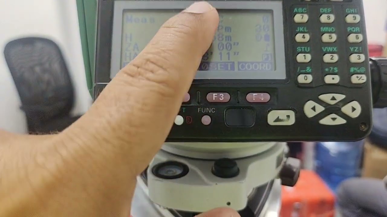 How to Quickly Change Prism Constant with Shift Key on Sokkia Total Station SET250RX