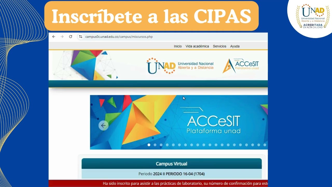 Inscribete a las CIPAS