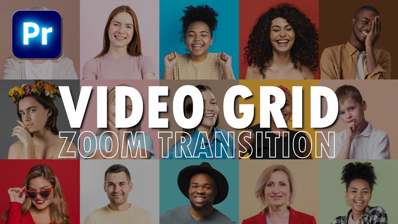 How to Create Video Grid/Wall Zoom Transition in Premiere Pro (Hindi)