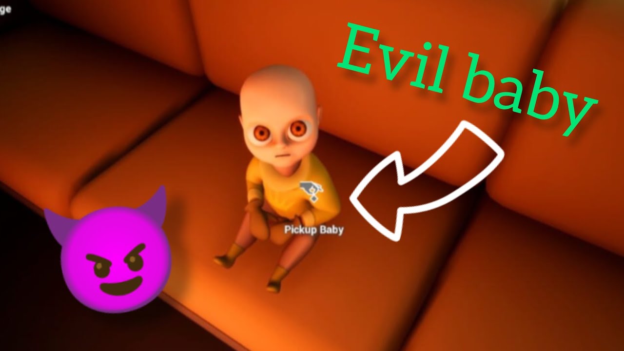 Evil baby part 2😈 baby in yellow gameplay