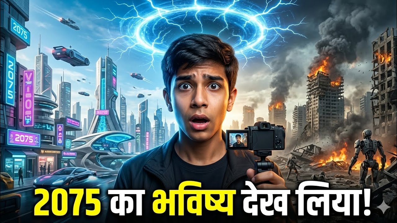 🚀 Time Travel to 2075 | Futuristic Sci-Fi Cinematic Movie |kailash Gurjar 