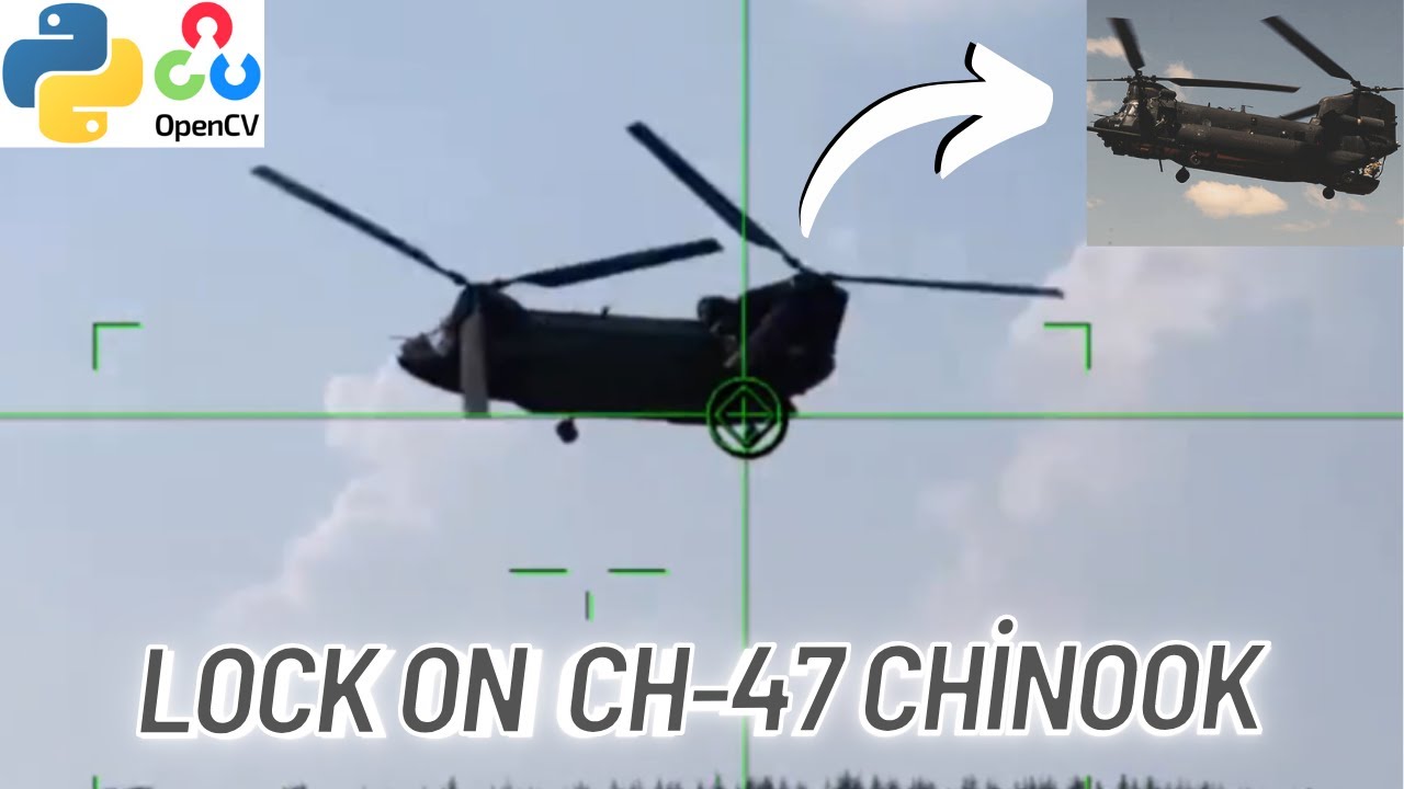 Real-Time AI Object Tracking | FPV Drone Locks on CH-47 Helicopter