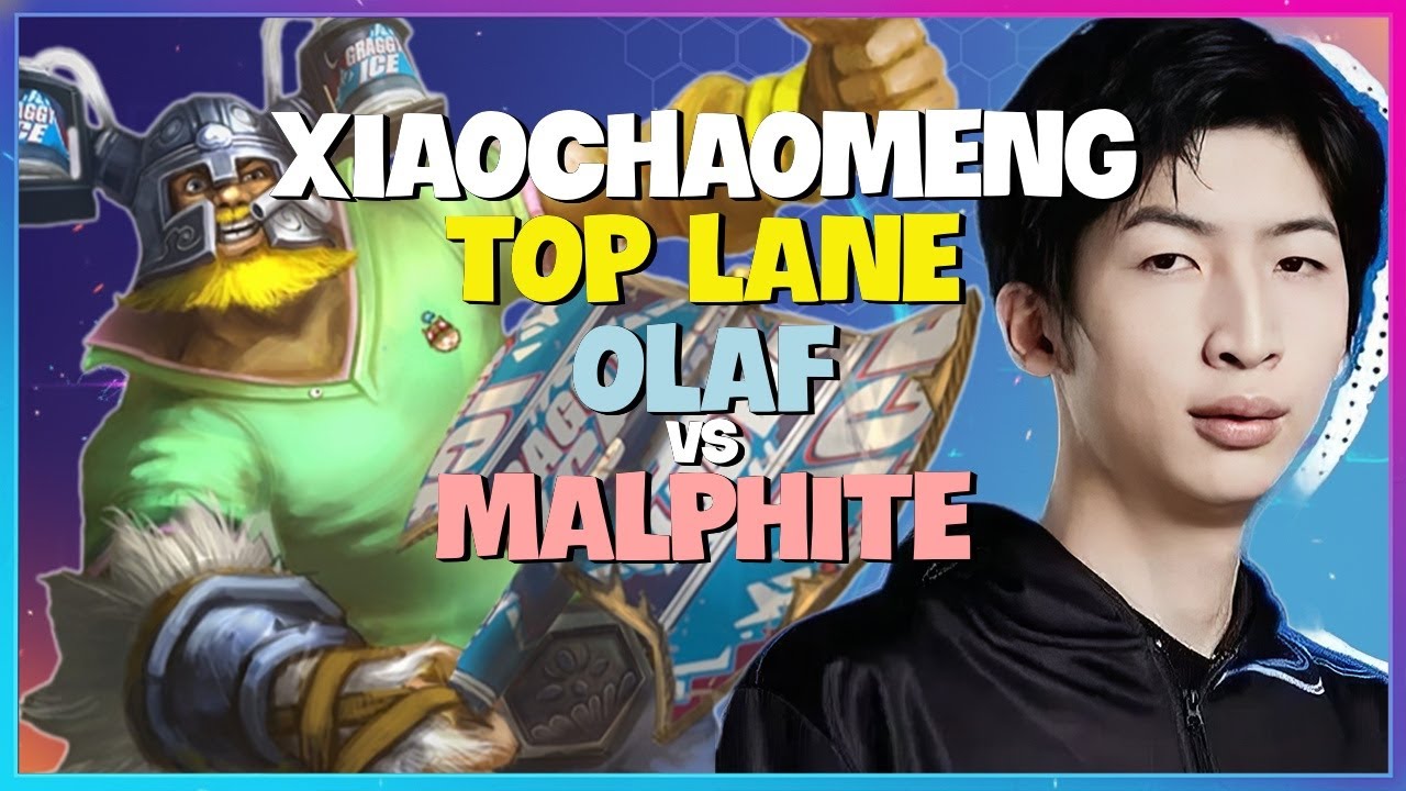 XiaoChaoMeng Challenger Top Lane Masterclass Unleash the Savage Olaf Engsub