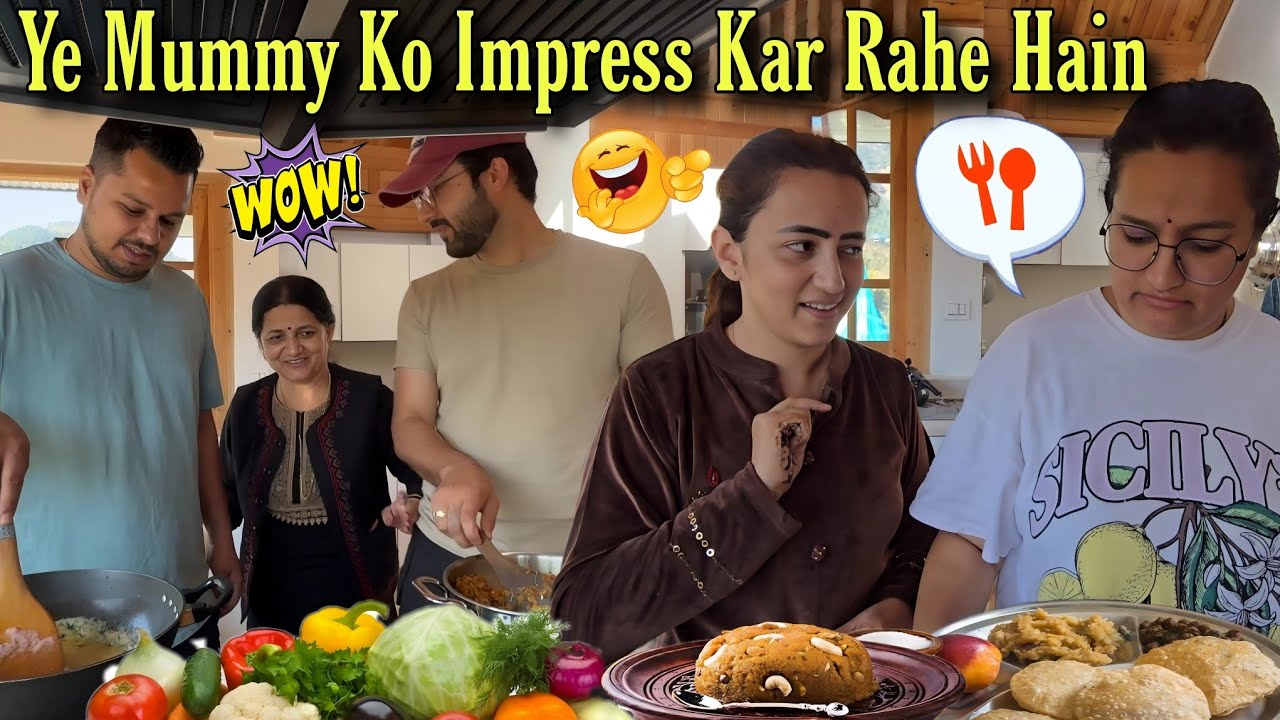 Aaj Ye Dono Mummy Ko Impress Kar Rahe Hain || Mummy Ye Dekh Ke Hairaan Ho Gaye || Jyotika and Rajat