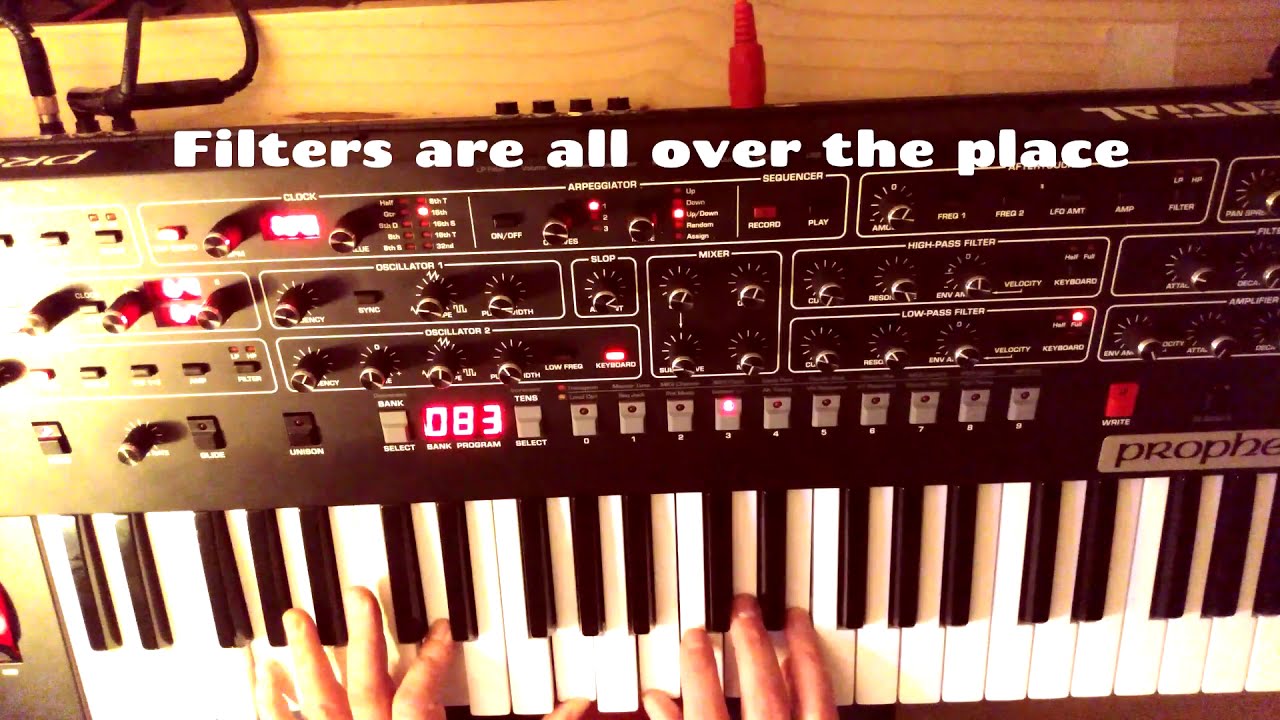 Prophet 6 vintage knob is great