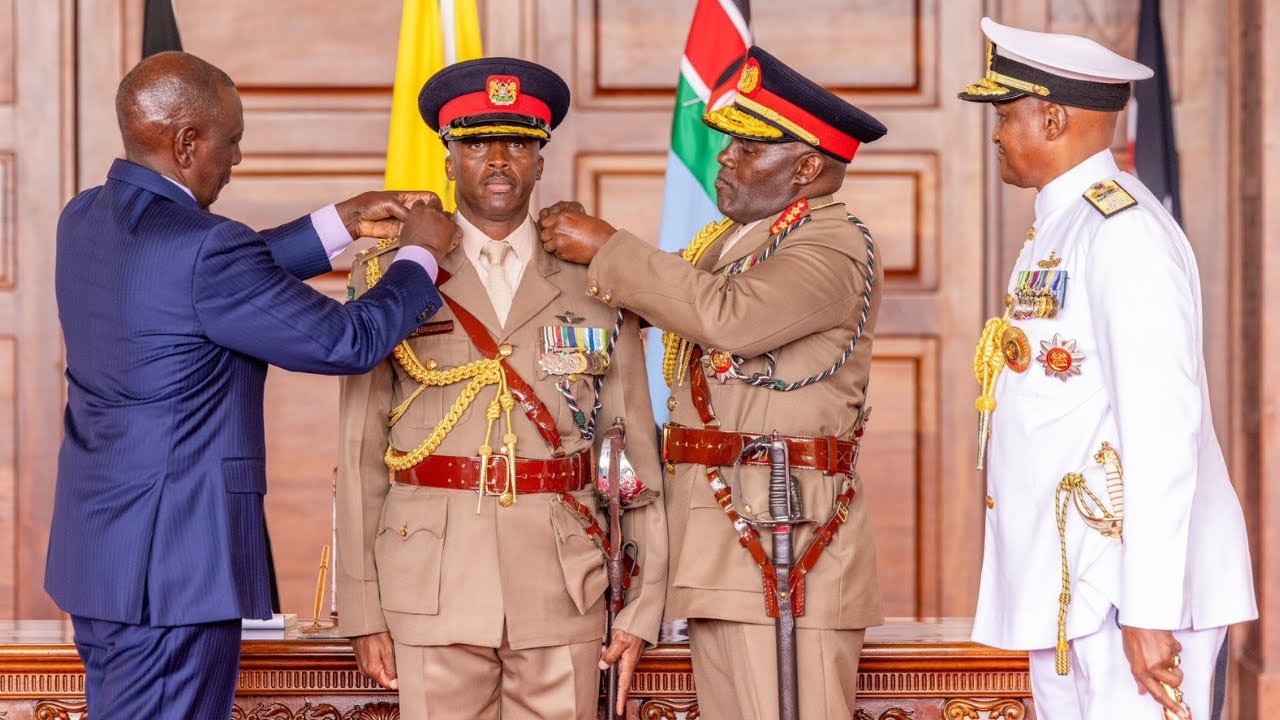 President William Ruto's Aide-De-Camp Colonel Fabian Lengusuranga promoted to Brigadier!!