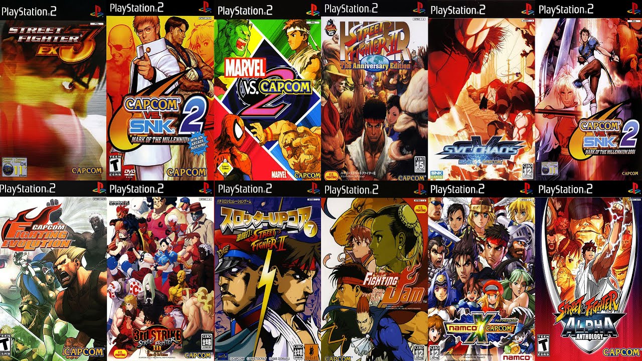 The Evolution Of Street Fighter Games In PS2  (2000 - 2006)