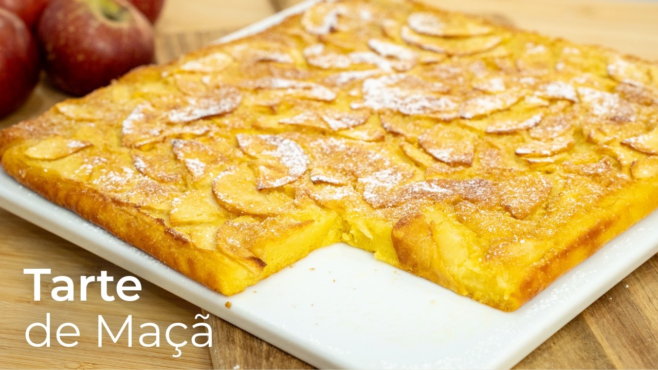 Tarte de Maçã Simples, Como Nunca Experimentou | Receita Fácil e Irresistível!
