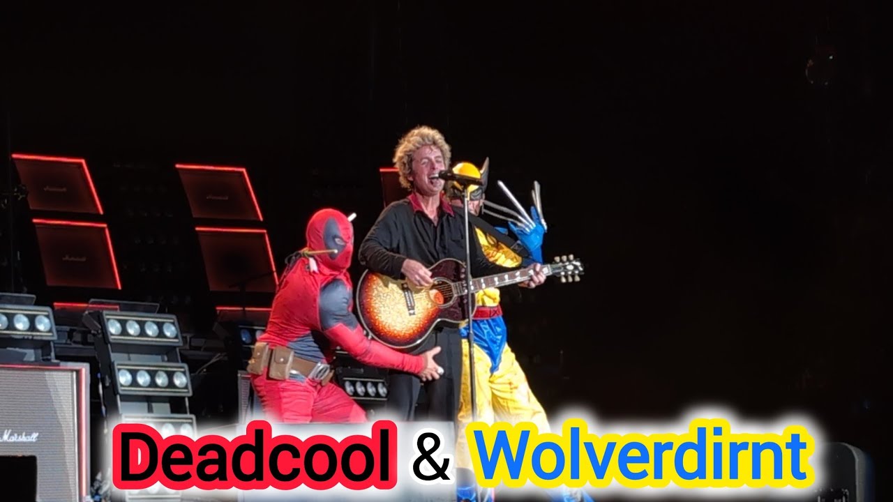 Green Day GOOD RIDDANCE (TIME OF YOUR LIFE) Live ft. Deadpool & Wolverine 08-05-2024 Citi Field NYC
