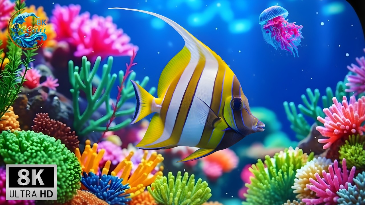 Amazing Deep Sea Cinematic Experience in 8K HDR  Ocean Wonders