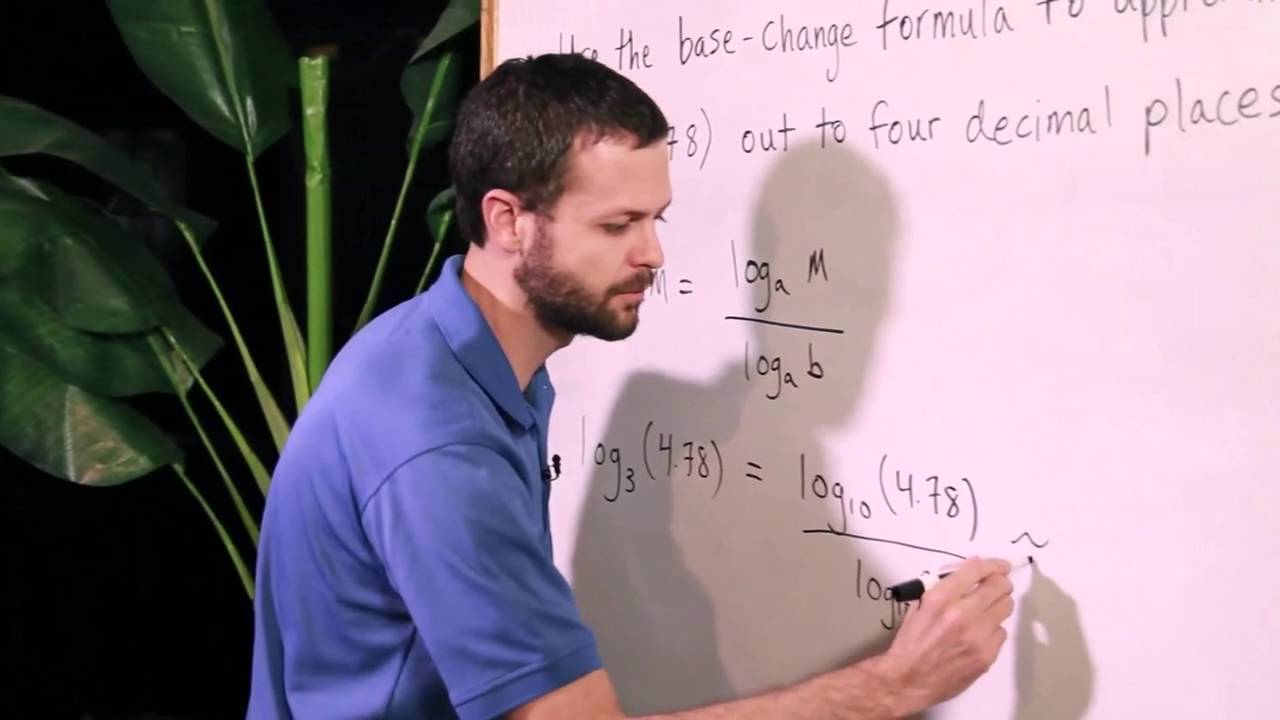 Using the Base Change Formula for Logarithms