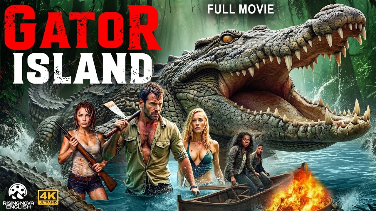 GATOR ISLAND - Full Hollywood Action Horror Movie | English Movie | Amy B, Tony S | Free Movies