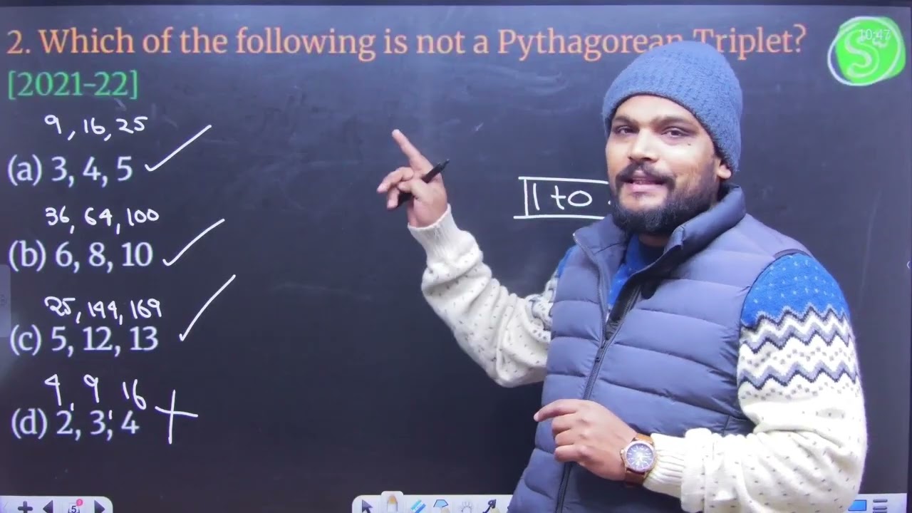 Ch-06 Squares and Square Roots PYQs | AMU Class 9 Entrance Maths | Last 15 Years PYQ Solutions