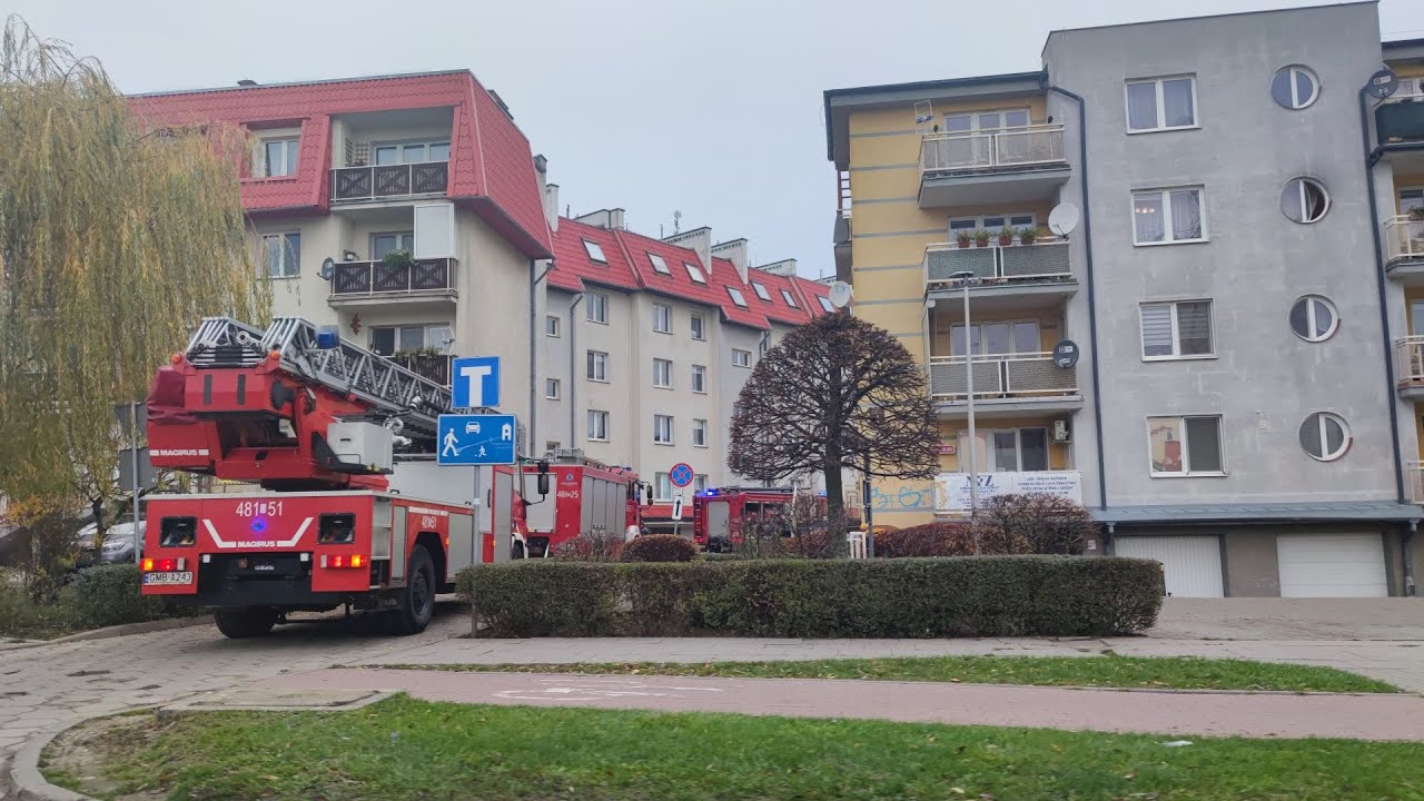 Malbork. Straż Pożarna na Kotarbińskiego - co się działo ?