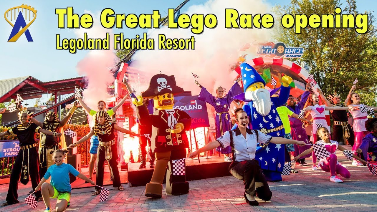 Grand Opening of The Great Lego Race at Legoland Florida Resort