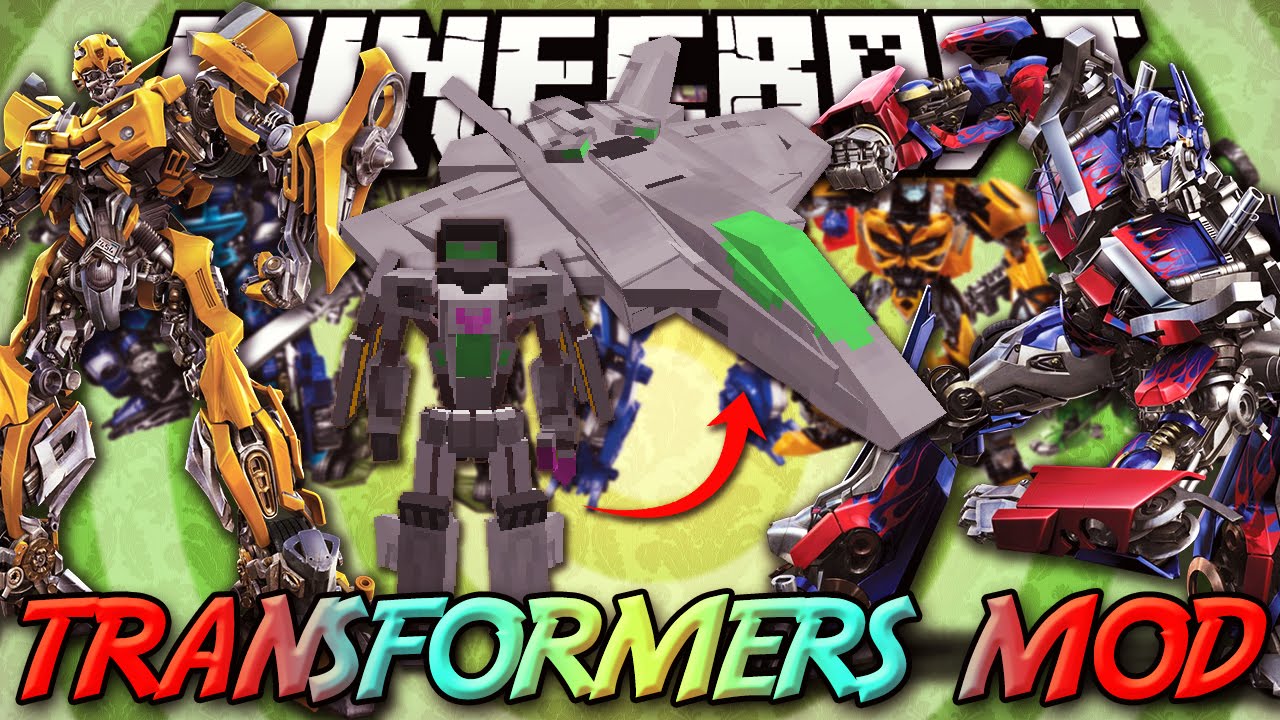 Minecraft ITA - Mod: TRANSFORMERS IN MINECRAFT - Trasformazioni, Armi Laser, Veicoli, Animazioni