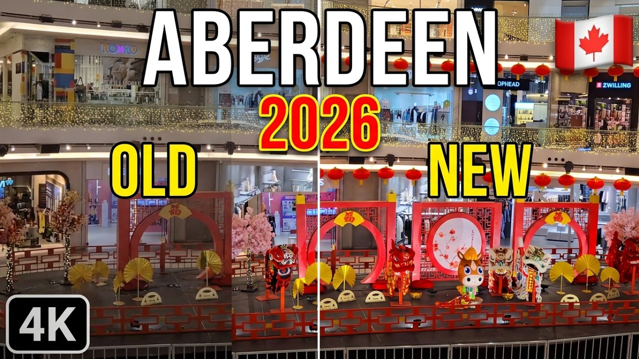 🇨🇦  [4K] 🛍 🐎 2026 Aberdeen Centre | Evolution of Lunar New Decor, Year by Year