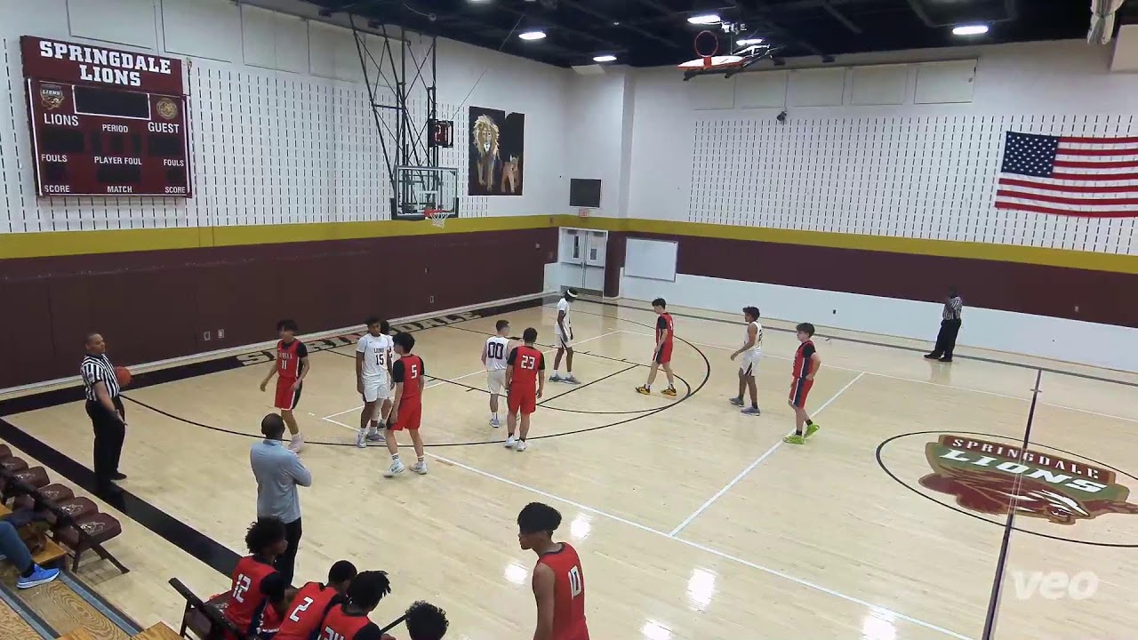 Springdale Prep Boys JV  vs Fairfax Christian JV boys